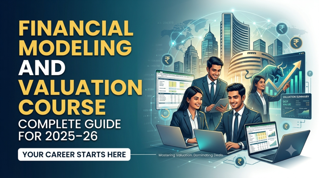 Financial Modeling and Valuation Course in India: The Complete Career Guide (2025–26)