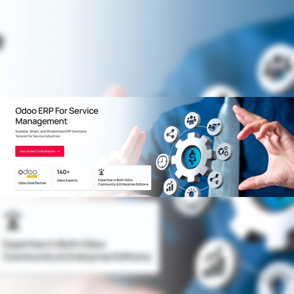 Streamlining Field Services and Project Delivery with Odoo ERP for Service Management Industry