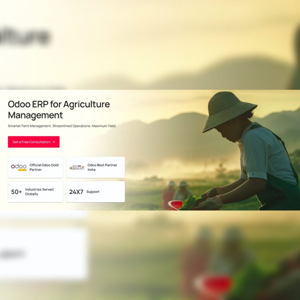 Digitizing Farm Operations, Crop Lifecycle, and Supply Chains with Odoo ERP for Agriculture