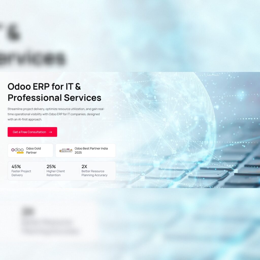 Optimizing IT Delivery, Resource Capacity, and Project Profitability with Odoo ERP