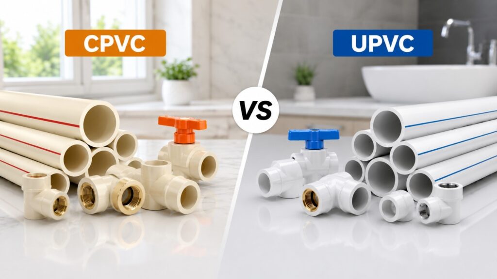 What Is the Difference Between CPVC and UPVC Pipes & Fittings?