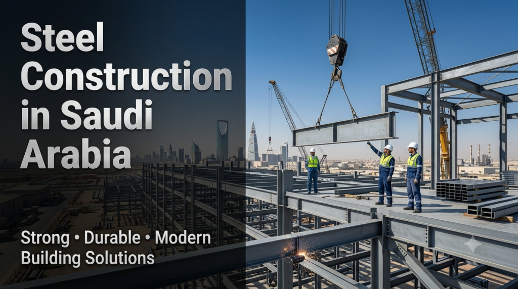 Steel Construction in Saudi Arabia – Building Strong, Sustainable, and Modern Structures with Matco Industry