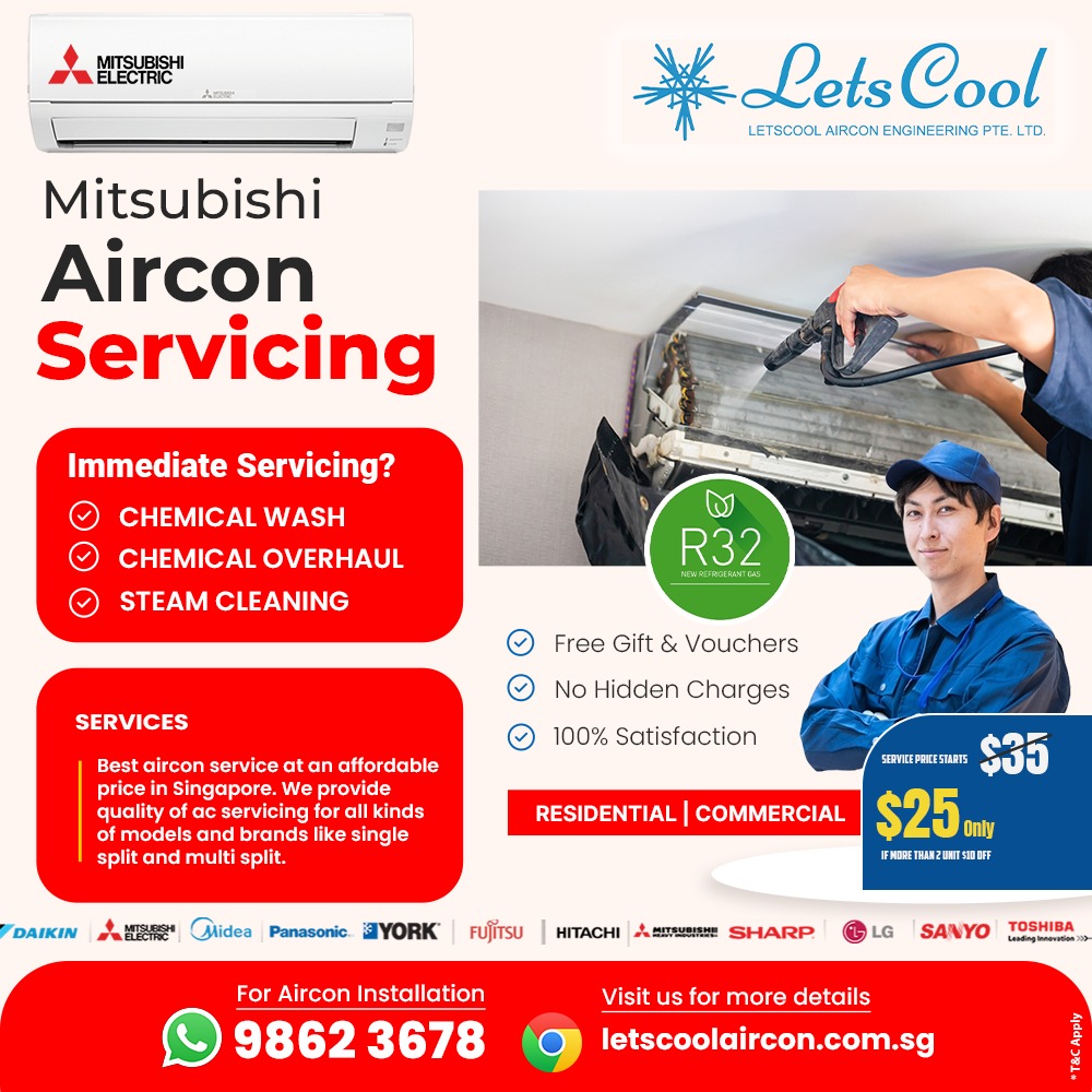 How do I clean my Mitsubishi Electric aircon filter?