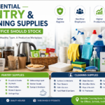 Important Pantry and Cleaning Supplies Every Office Should Stock