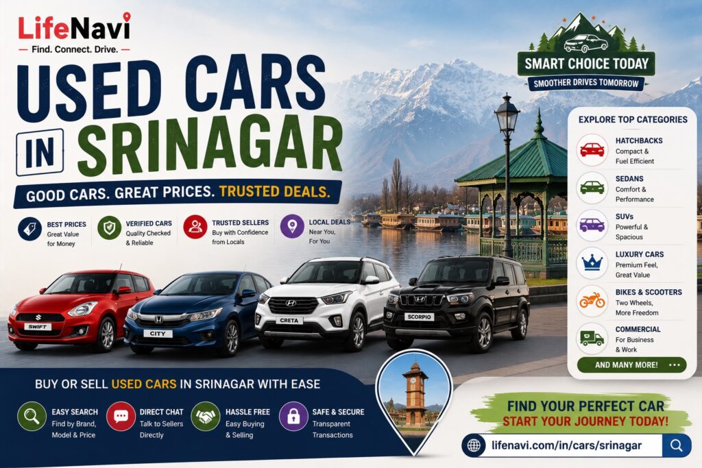 Used Cars in Srinagar: Find a Good Second-Hand Car with LifeNavi