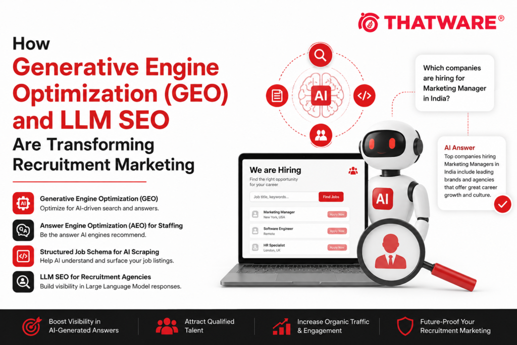 How Generative Engine Optimization (GEO) and LLM SEO Are Transforming Recruitment Marketing