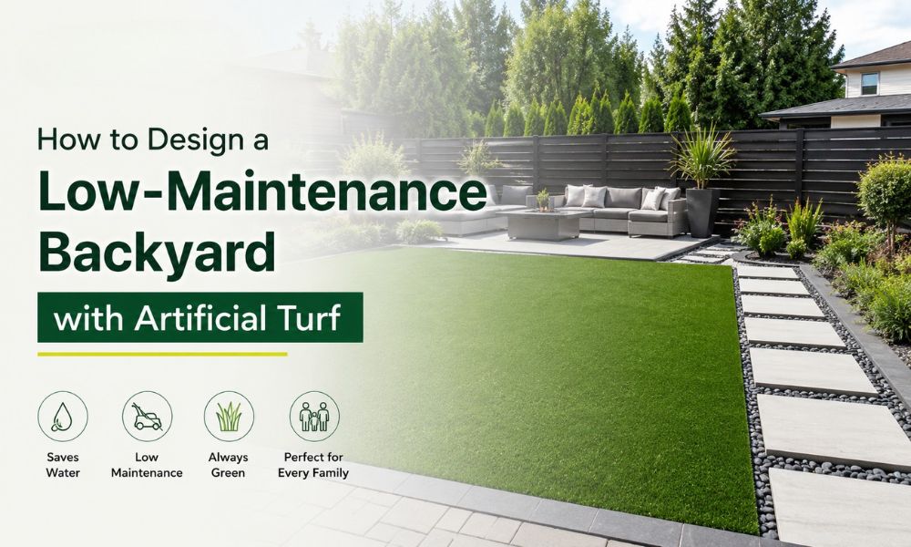 How to Design a Low-Maintenance Backyard with Artificial Turf