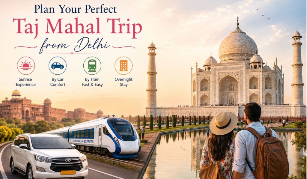 How to Plan a Taj Mahal Trip from Delhi for First-Time Visitors