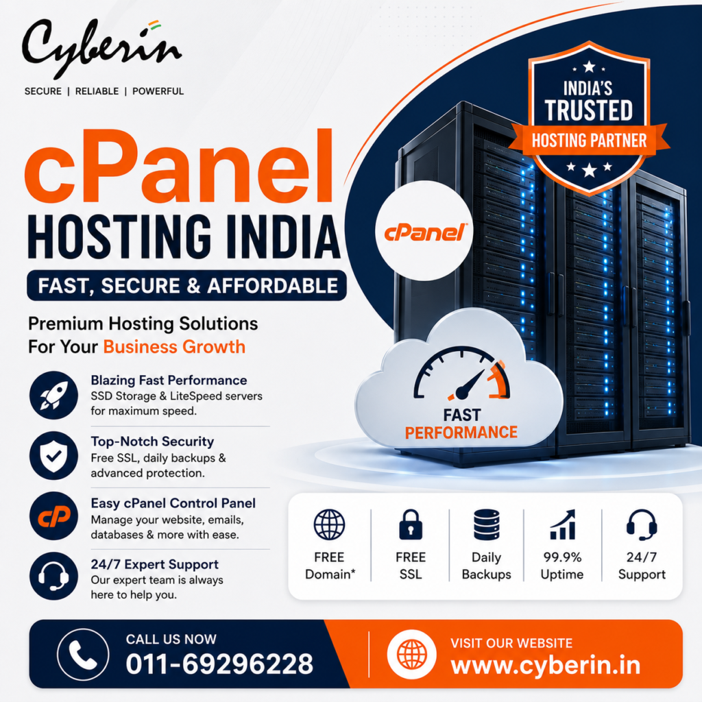 cPanel Hosting in India: Why It’s the Smart Choice for Your Website
