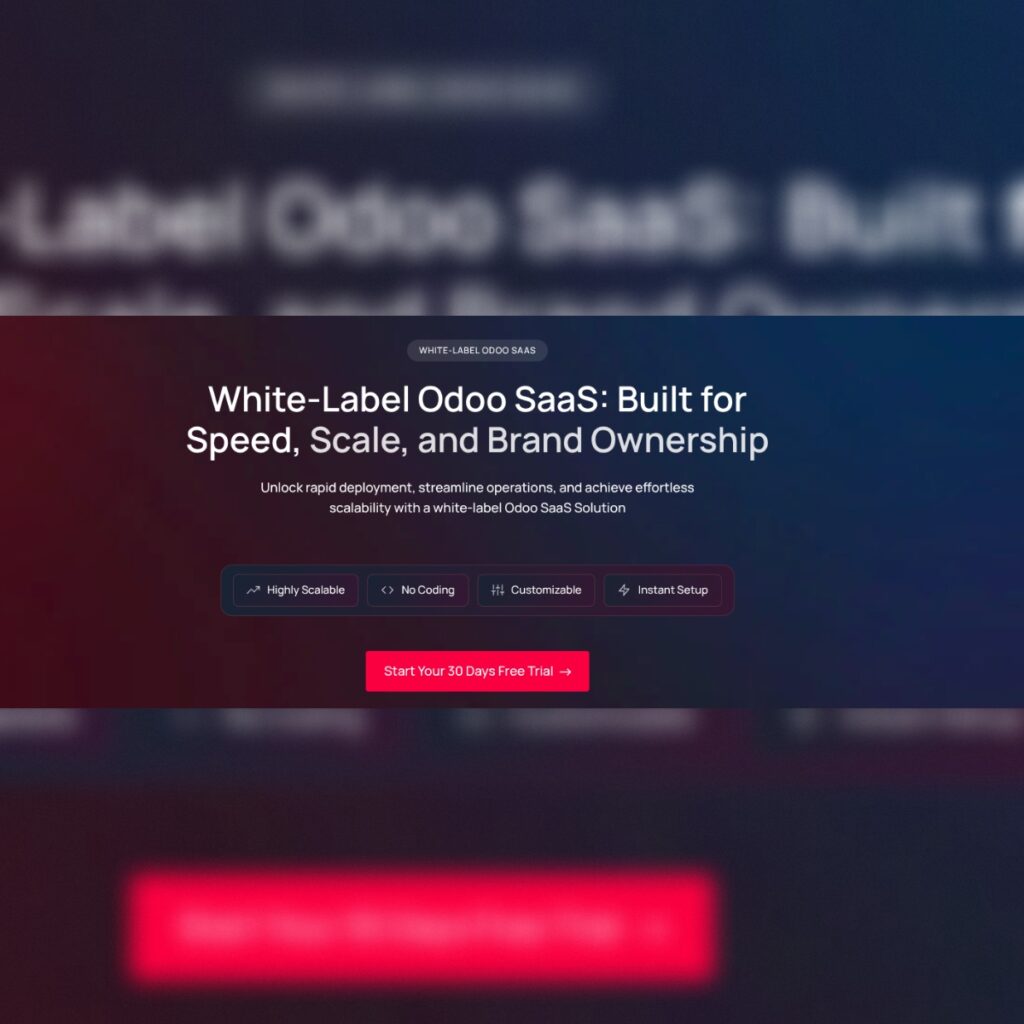 Building a High-Margin Cloud Platform with Whitelabel Odoo SaaS Development Services