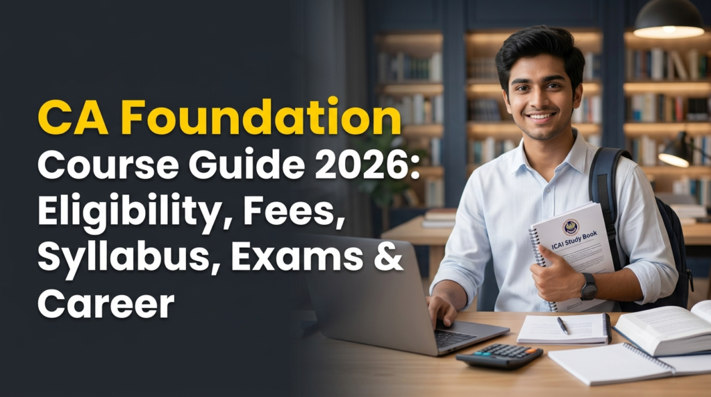 CA Foundation Course Guide 2026: Eligibility, Fees, Syllabus, Exams & Career
