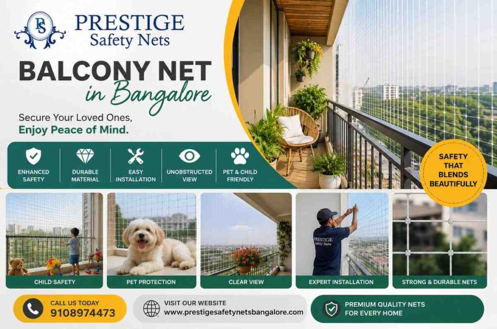 Professional Balcony Net Installation in Bangalore