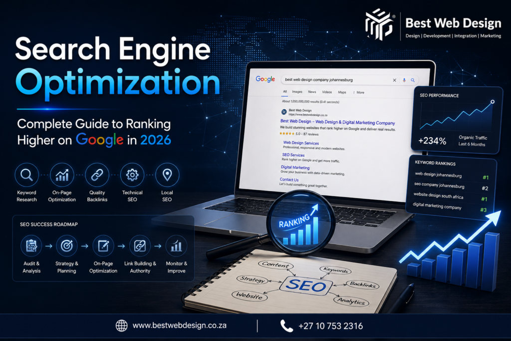 Search Engine Optimization: Complete Guide to Ranking Higher on Google in 2026