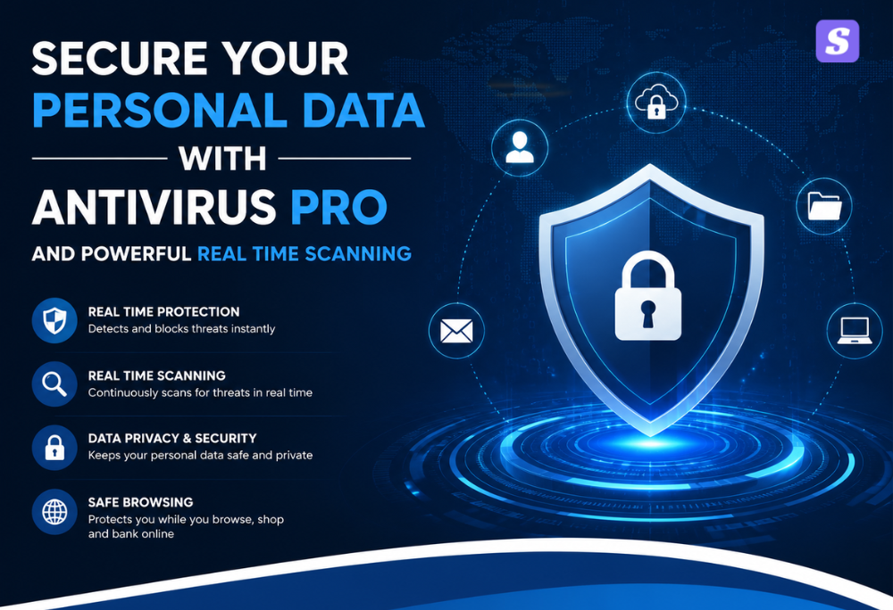 Secure Your Personal Data With Antivirus Pro And Powerful Real Time Scanning