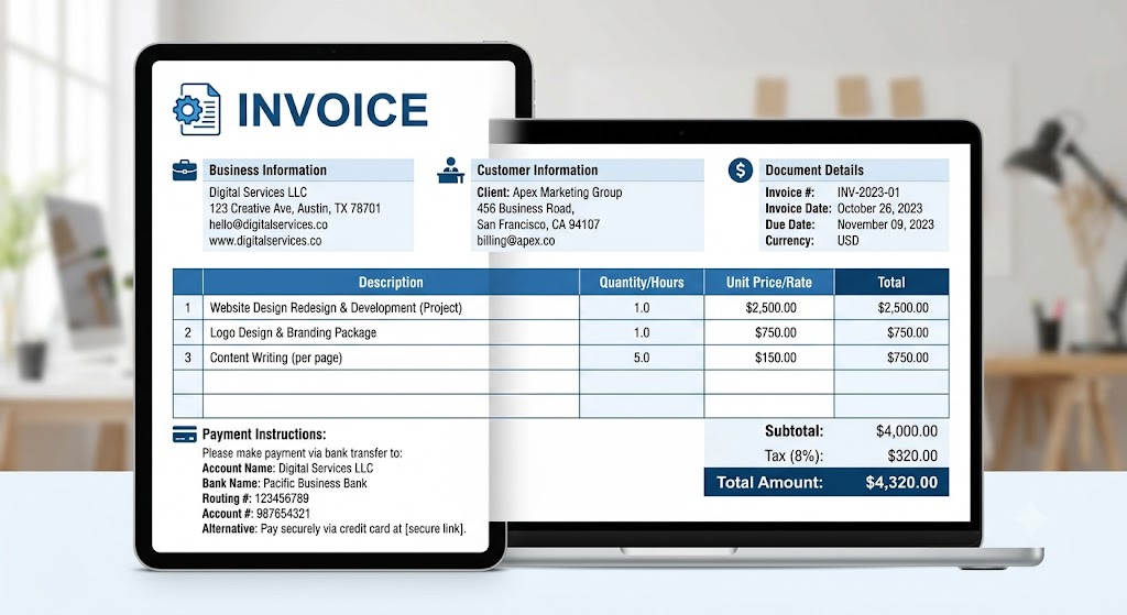 What Is the Easiest Way to Create an Invoice for Free?