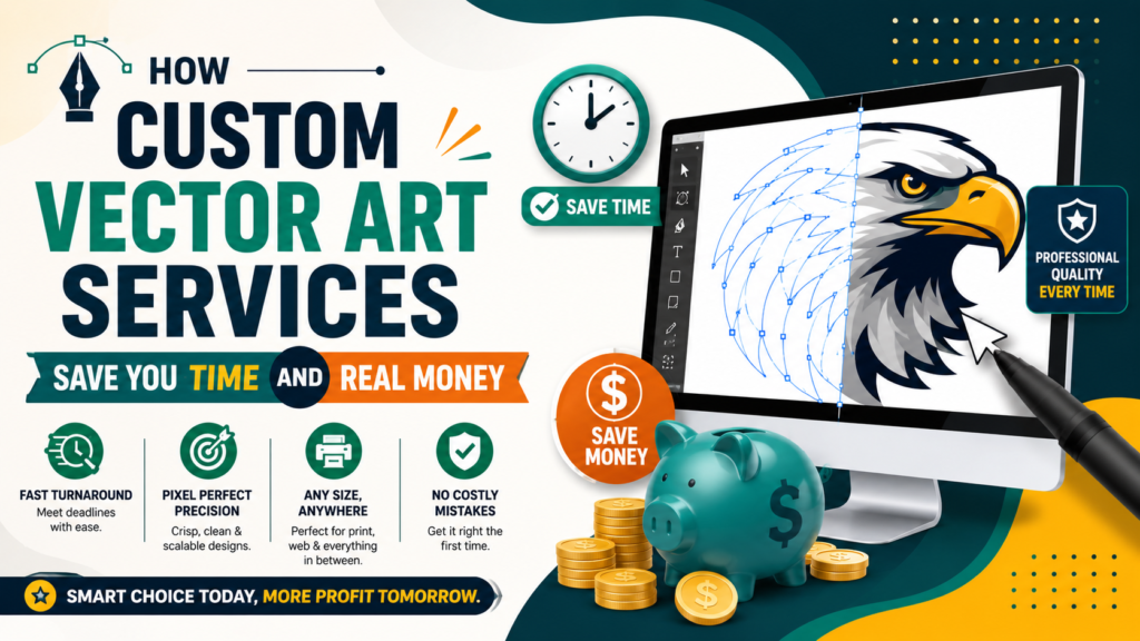 How Custom Vector Art Services Save You Time and Real Money
