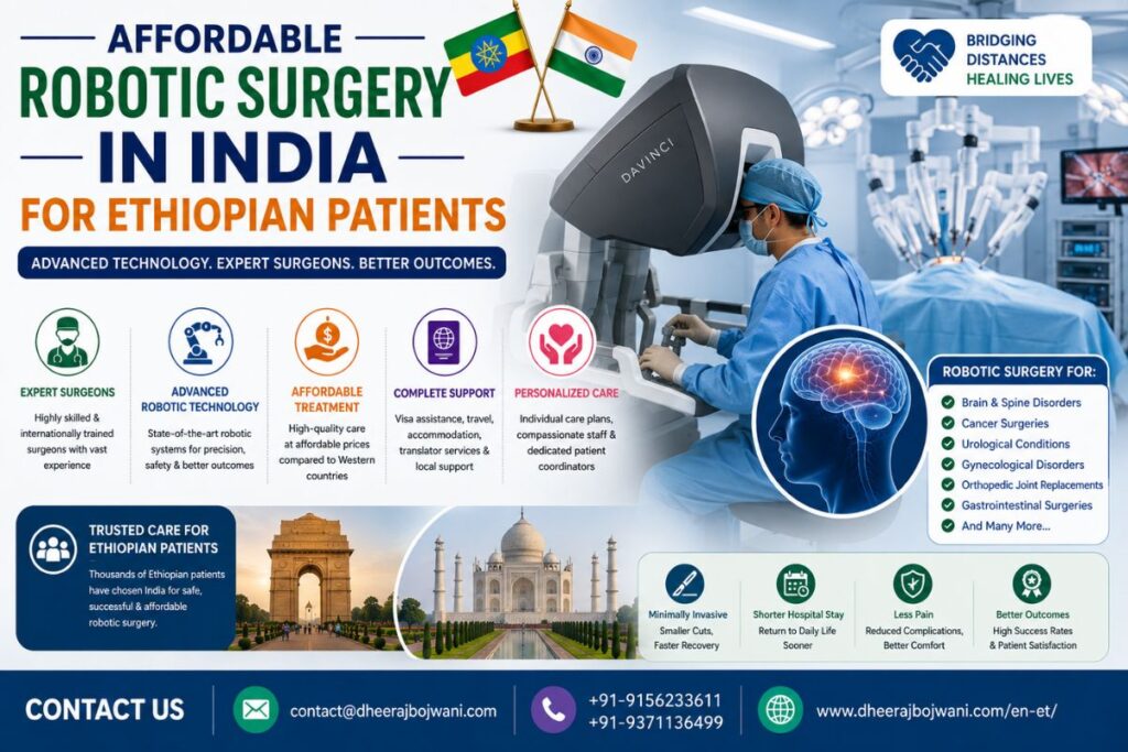 Robotic Surgery in India: Why More Ethiopian Patients Are Choosing It Over Traditional Open Surgery