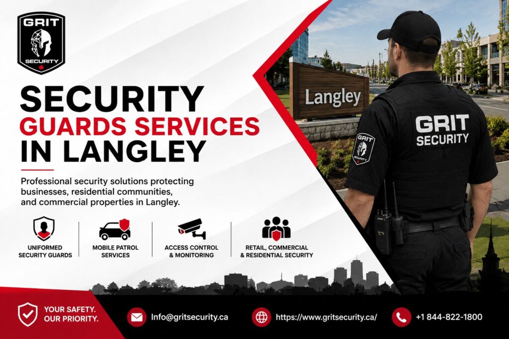 How Security Guards Services in Langley Protect Businesses
