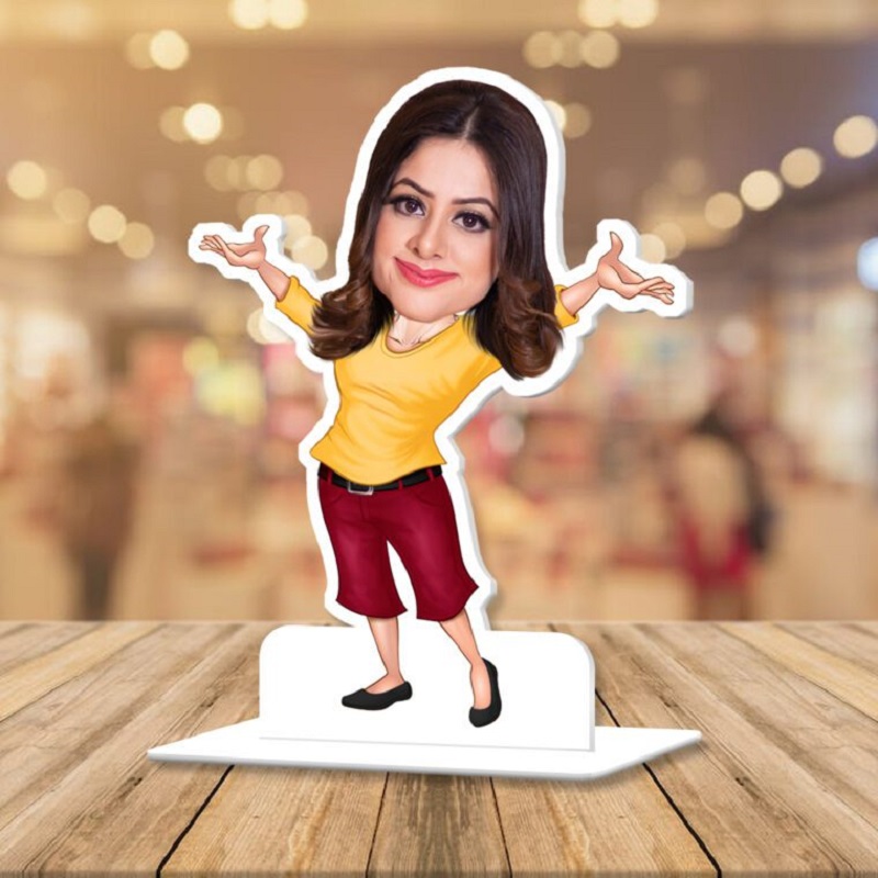 Personalized Caricature Photo Stand