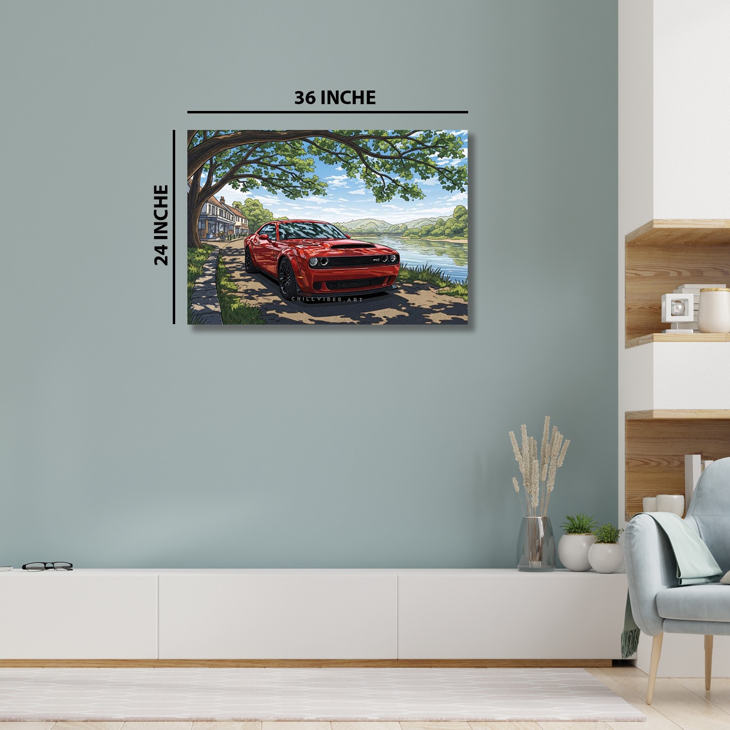 Racing Car Canvas