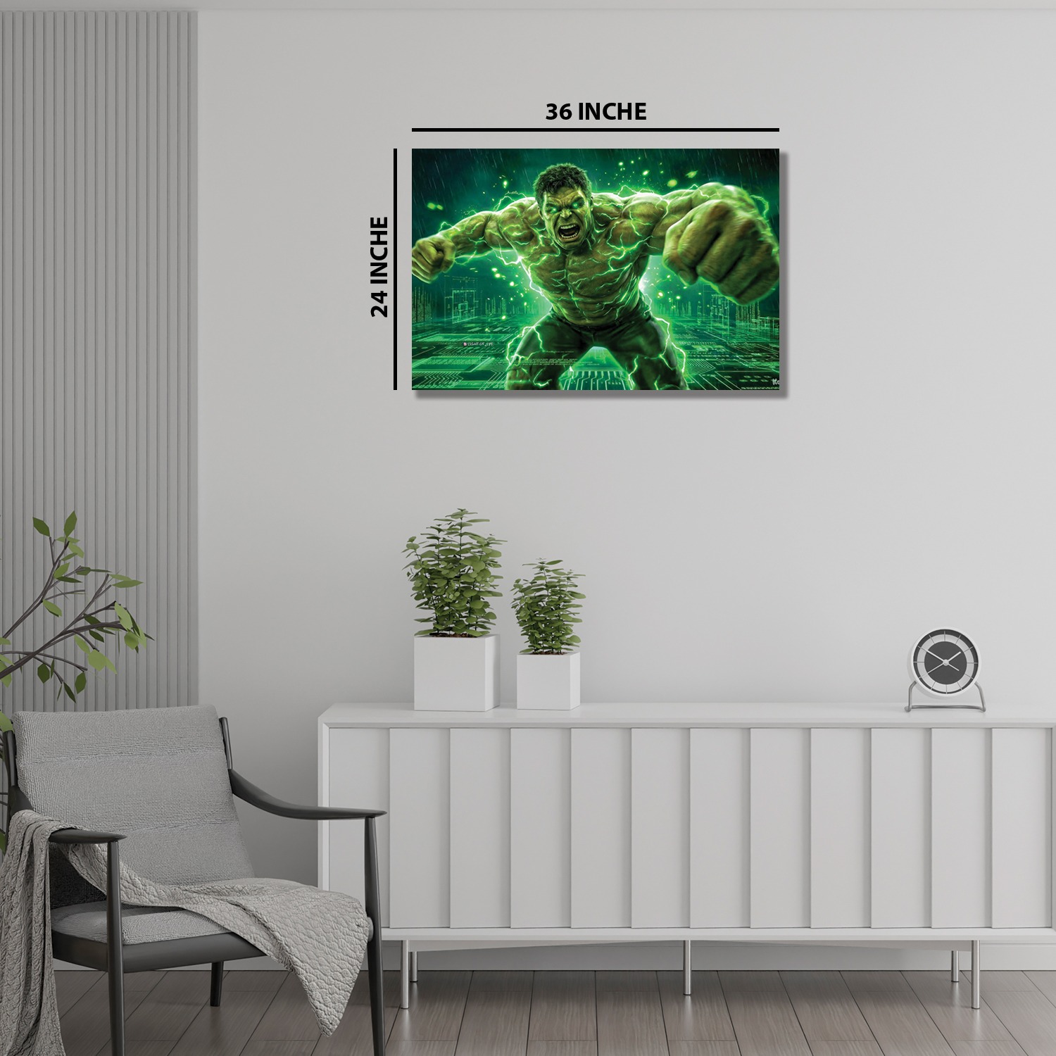 Marvels hulk 2 canvas