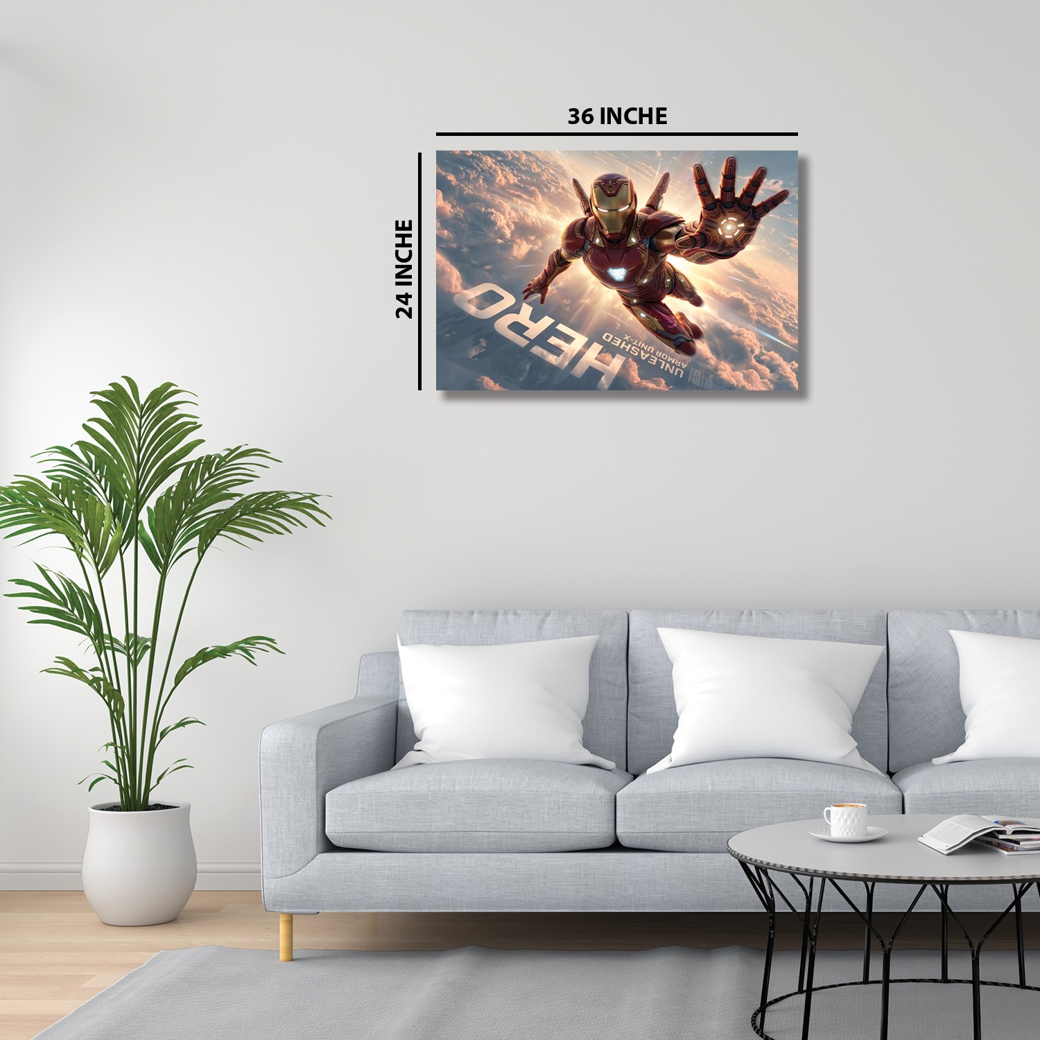 Marvels Iron Man canvas