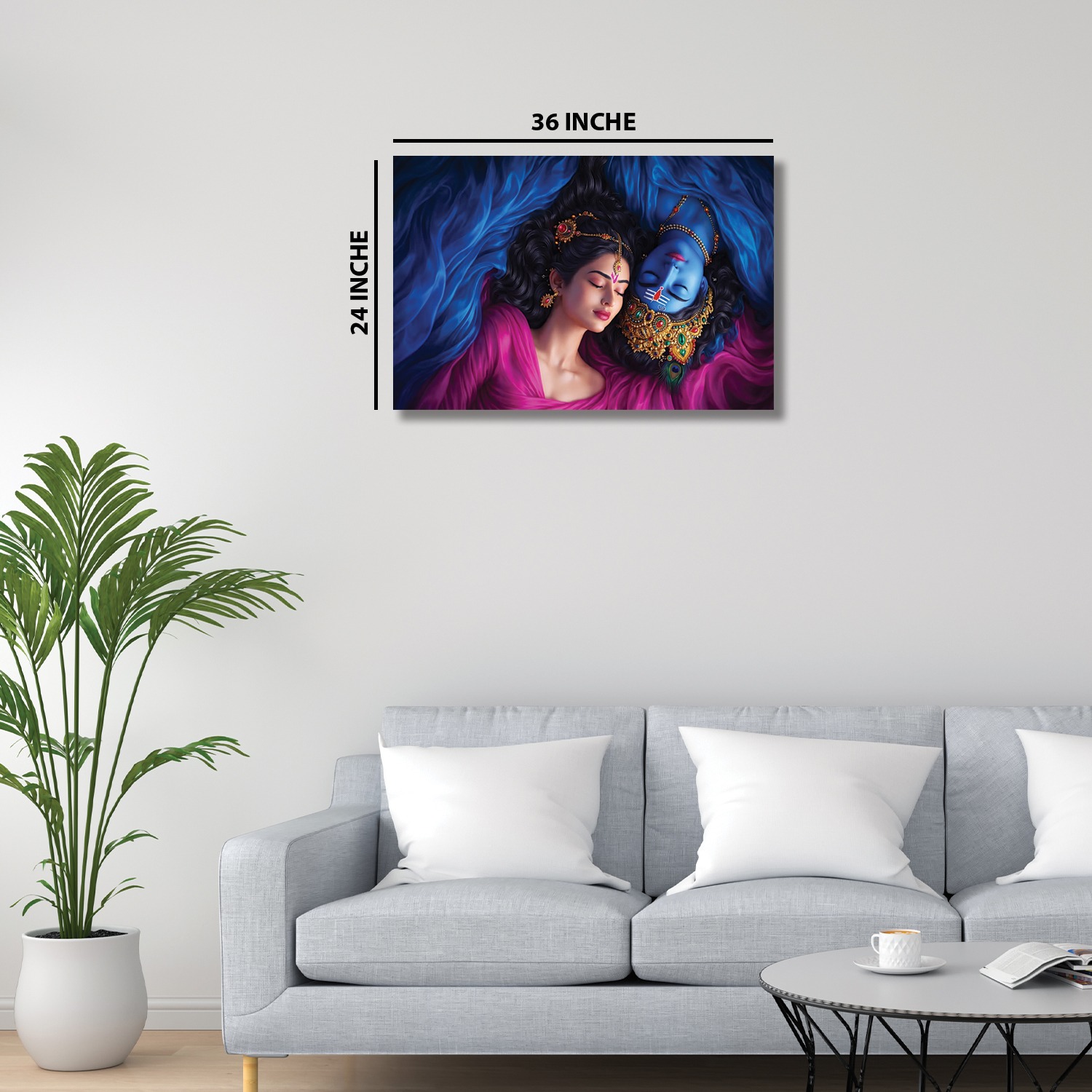 Radha Krishna Canvas 2
