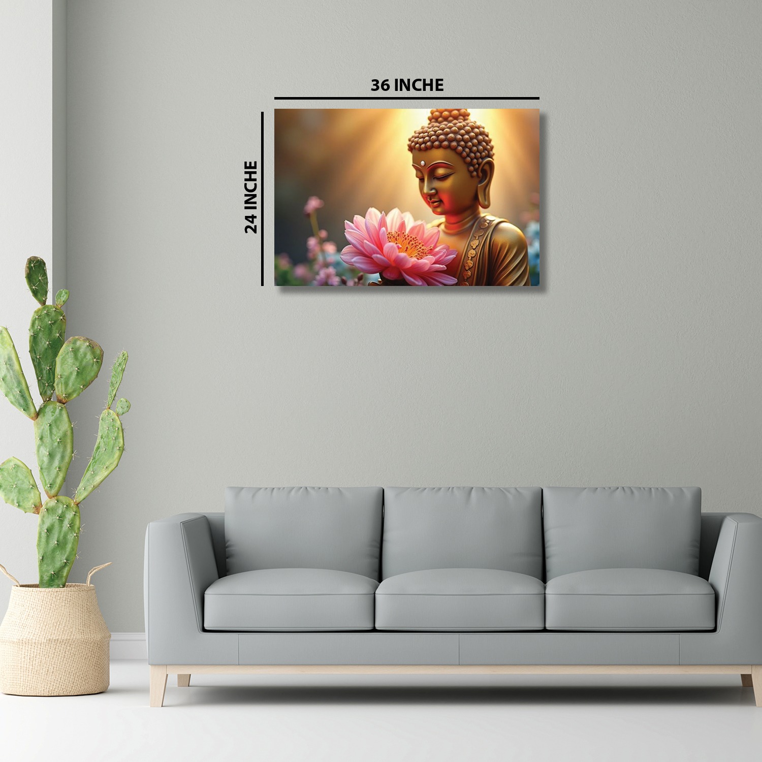 Bhudha ji Canvas