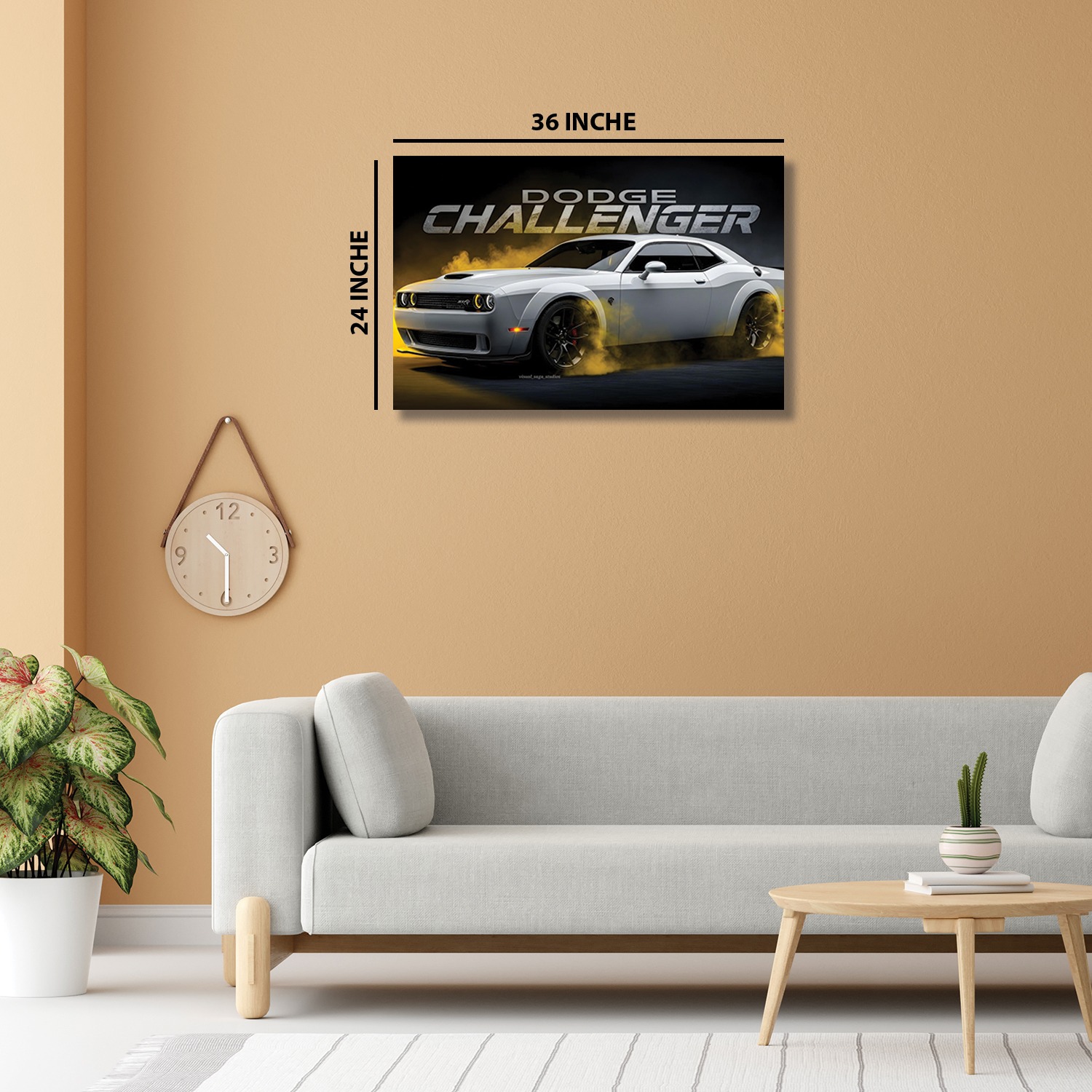 Dodge Challenger SRT Hellcat canvas
