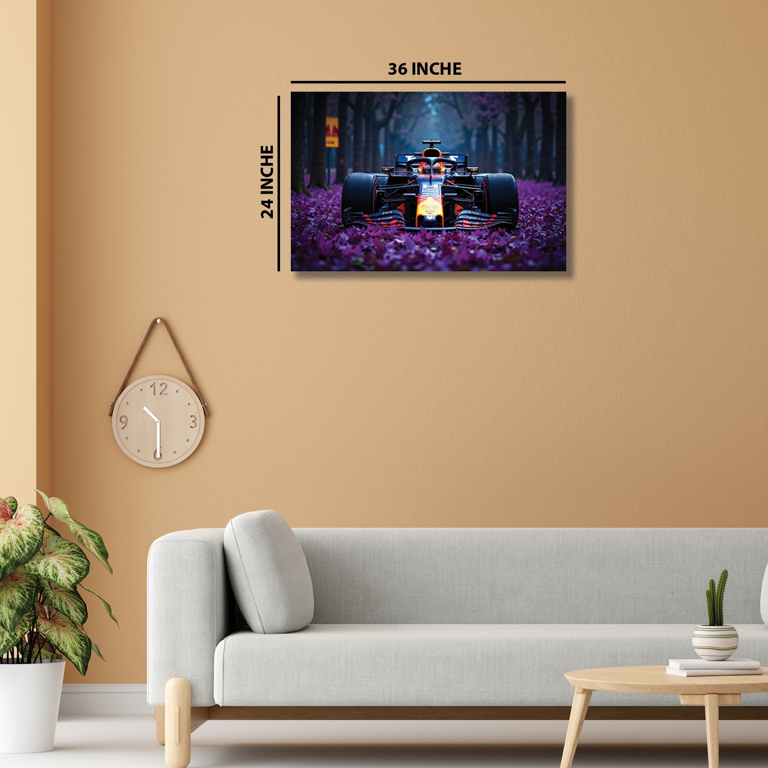 Formula One car CANVAS