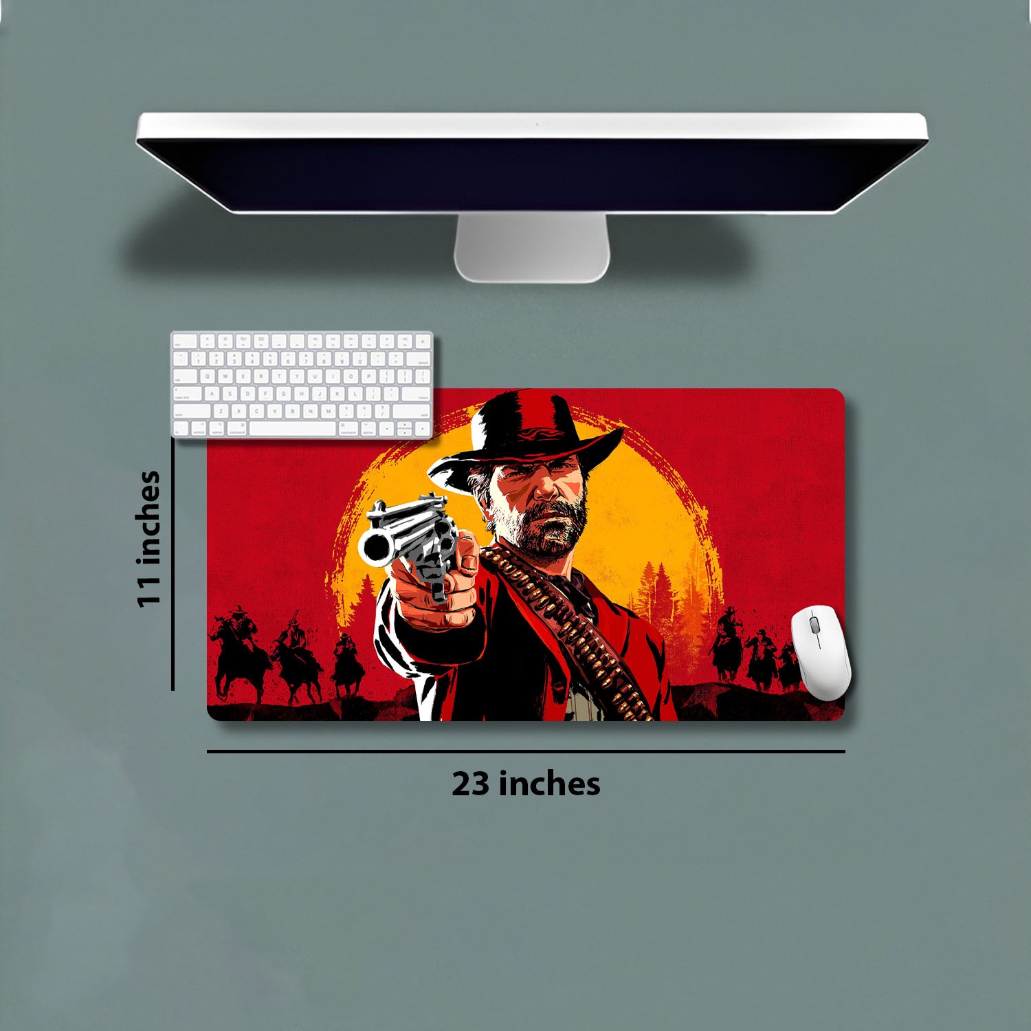 Red Redeem Redemption#1 | DESK MAT