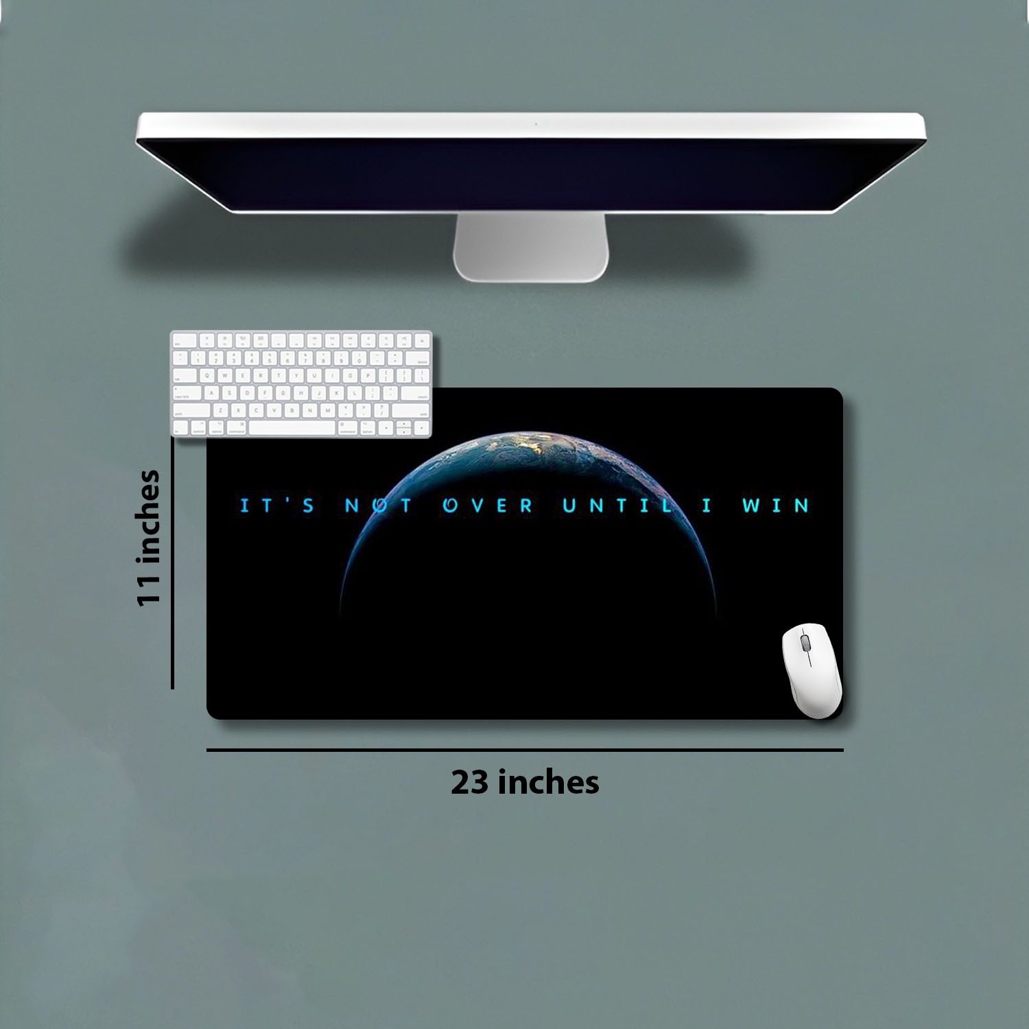 UNTIL I WIN | DESK MAT