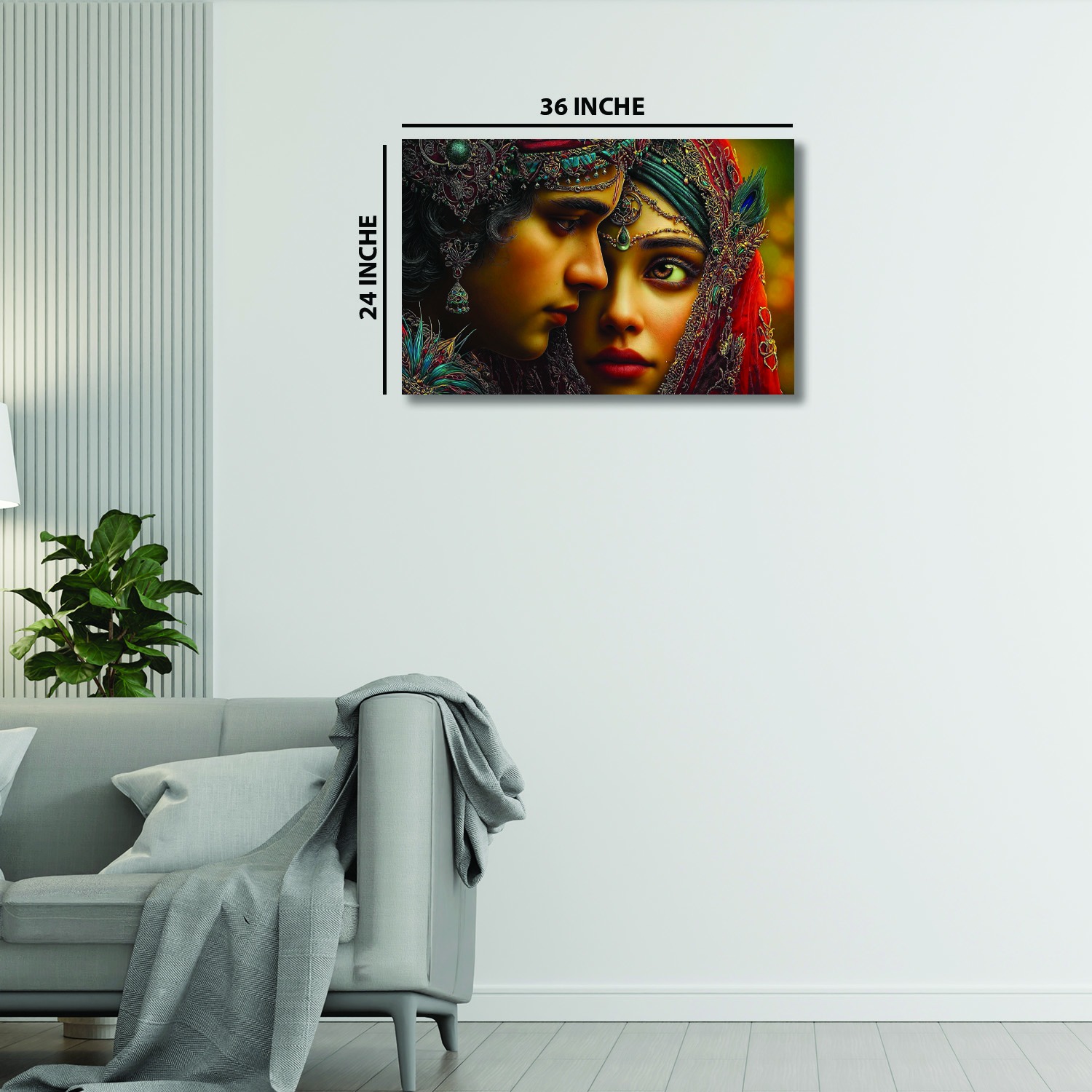 Radha Krishna Canvas 2#1