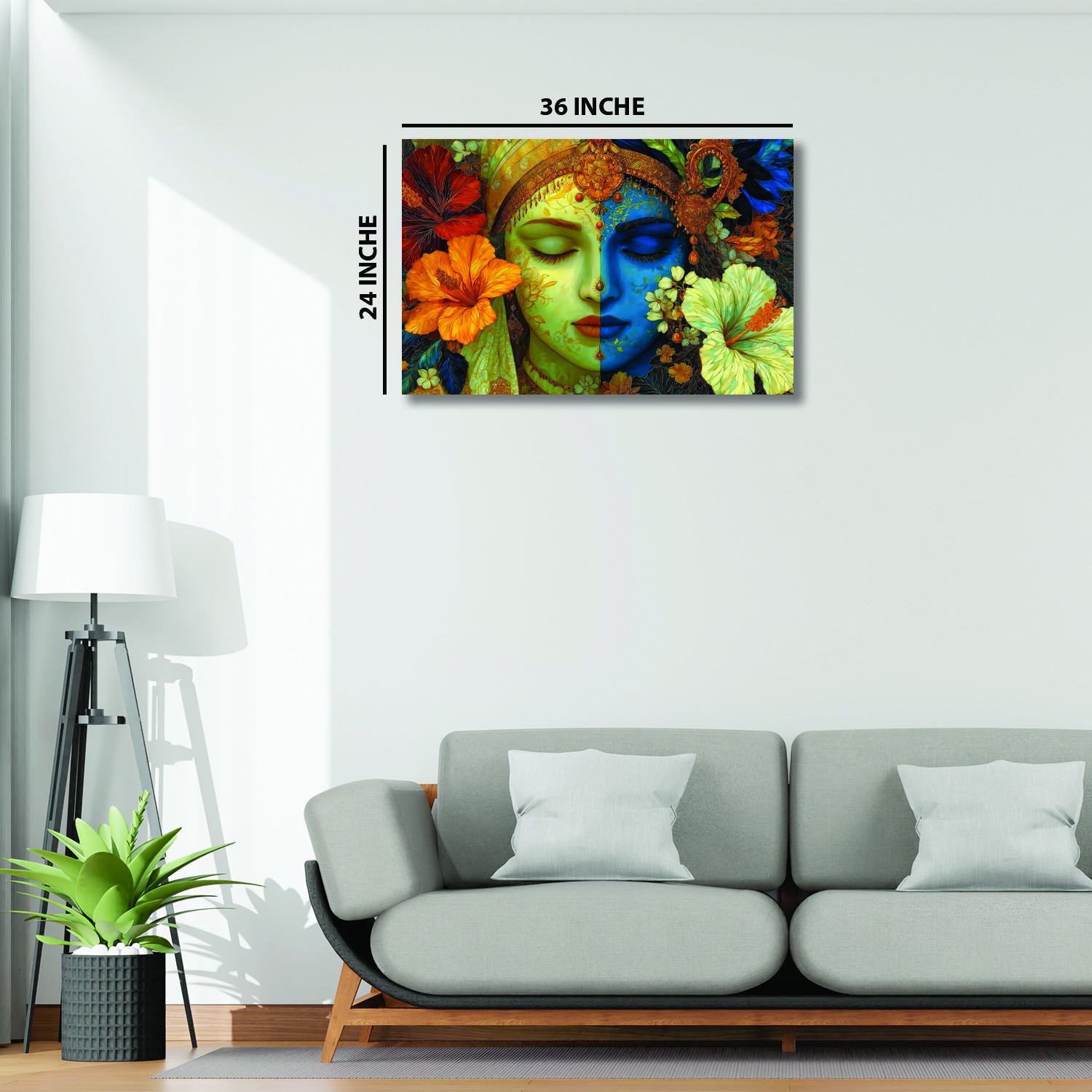 Radha Krishna Canvas 2#1