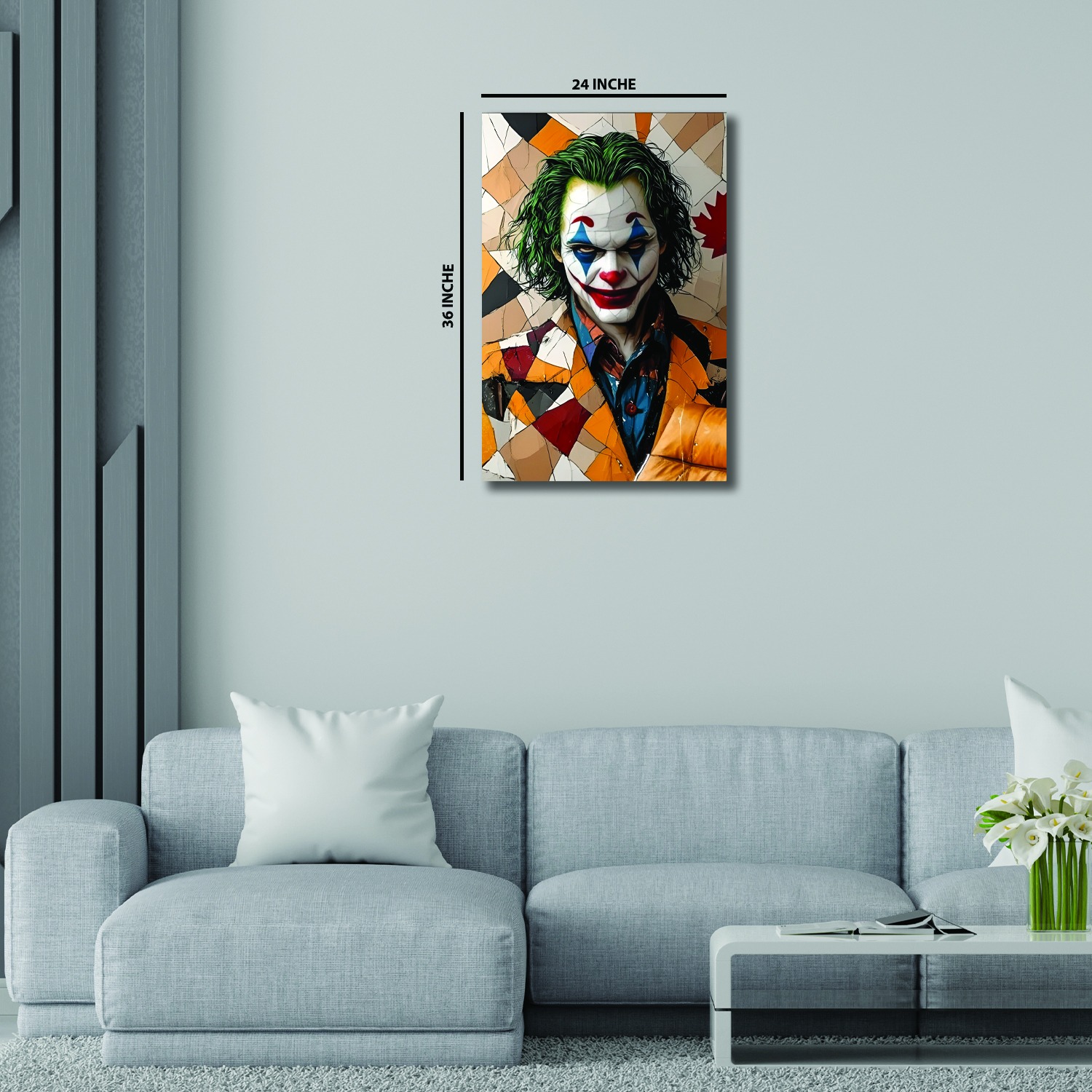 Joker The Dark Knight CANVAS
