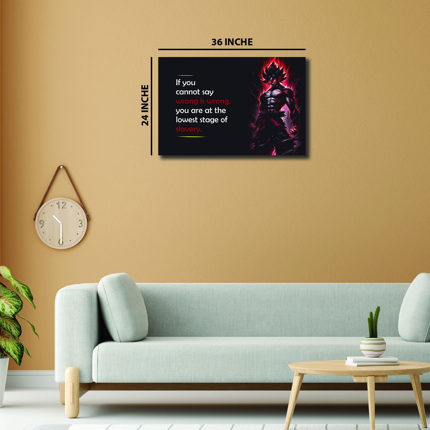 Dragon Ball Z Goku Angry Canvas