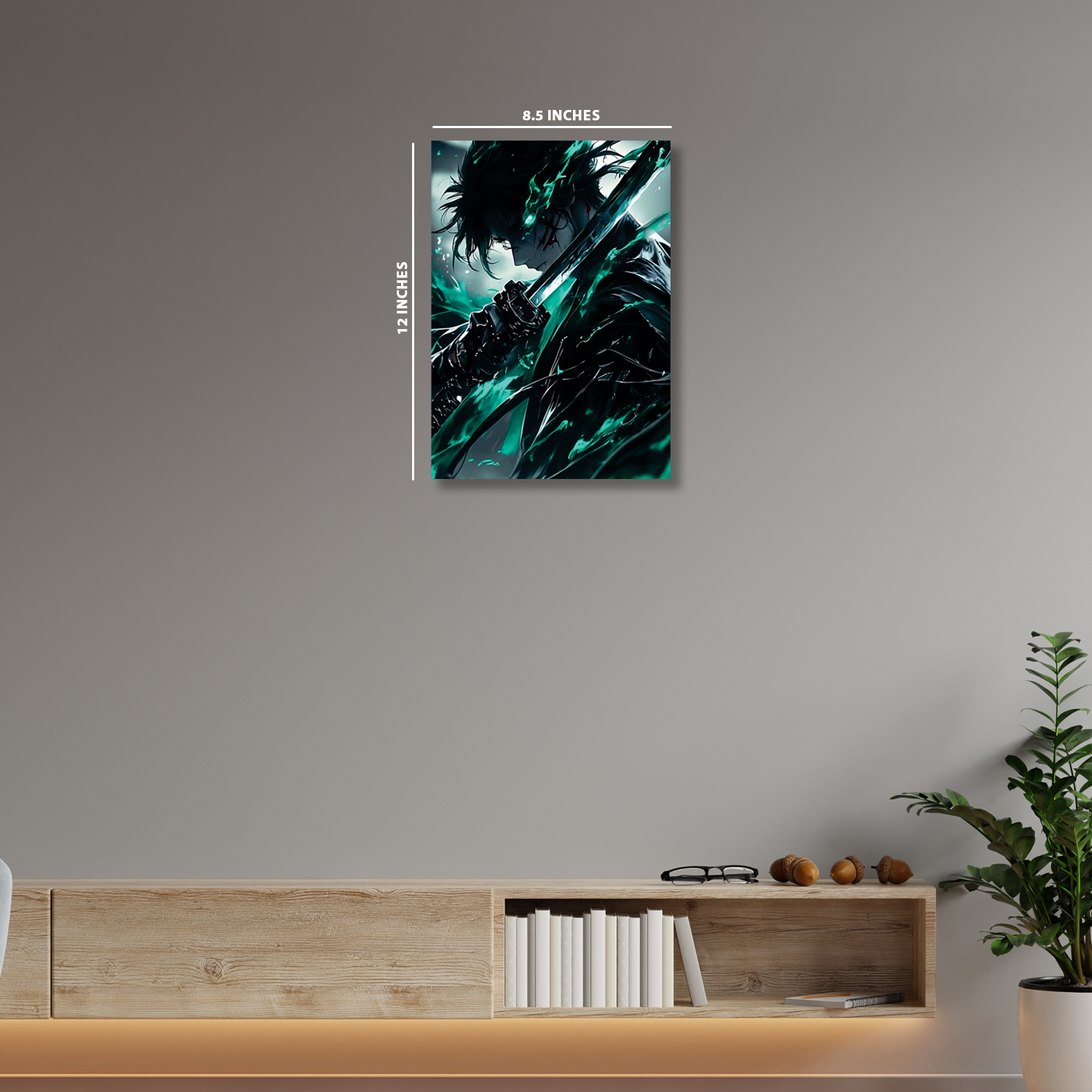 Toji fushiguro || night glow poster