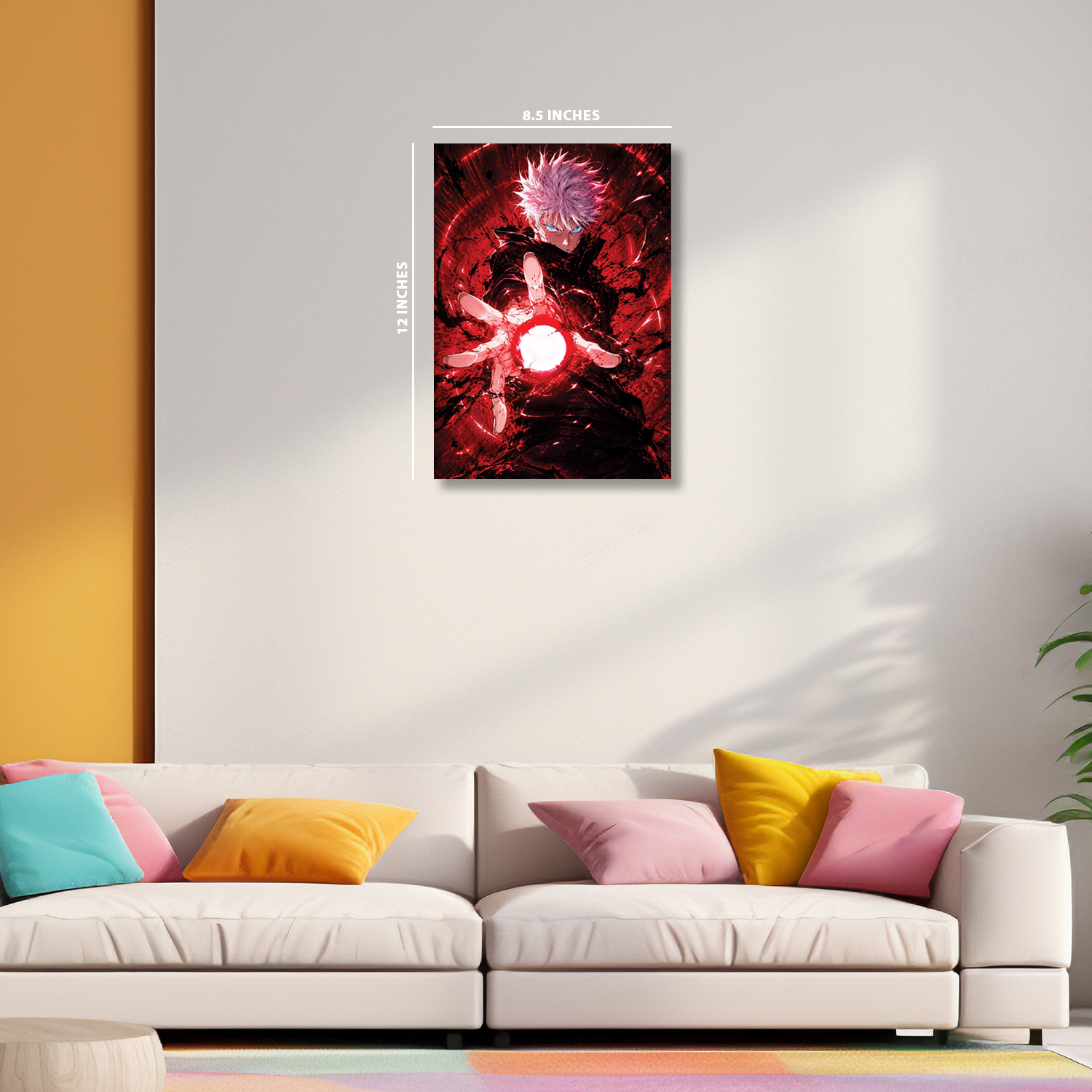 Satoru Gojo from Jujutsu Kaisen || night glow poster