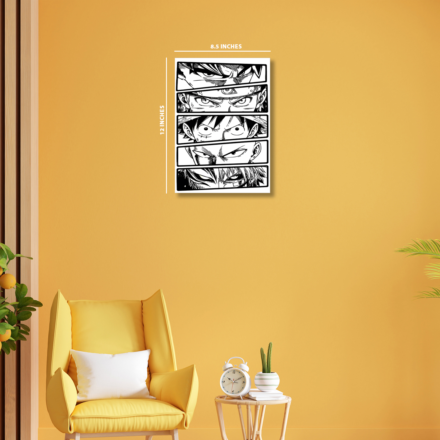 Iconic Anime Character Eyes || NIGHT GLOW POSTER