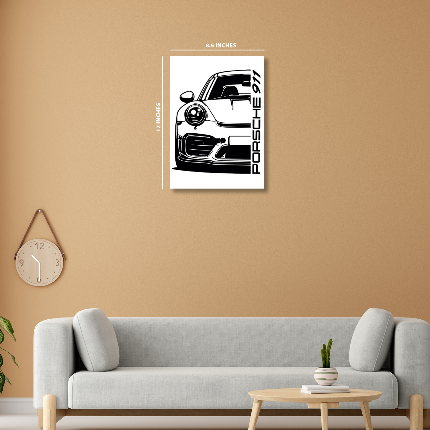  Porsche 911 || NIGHT GLOW POSTER