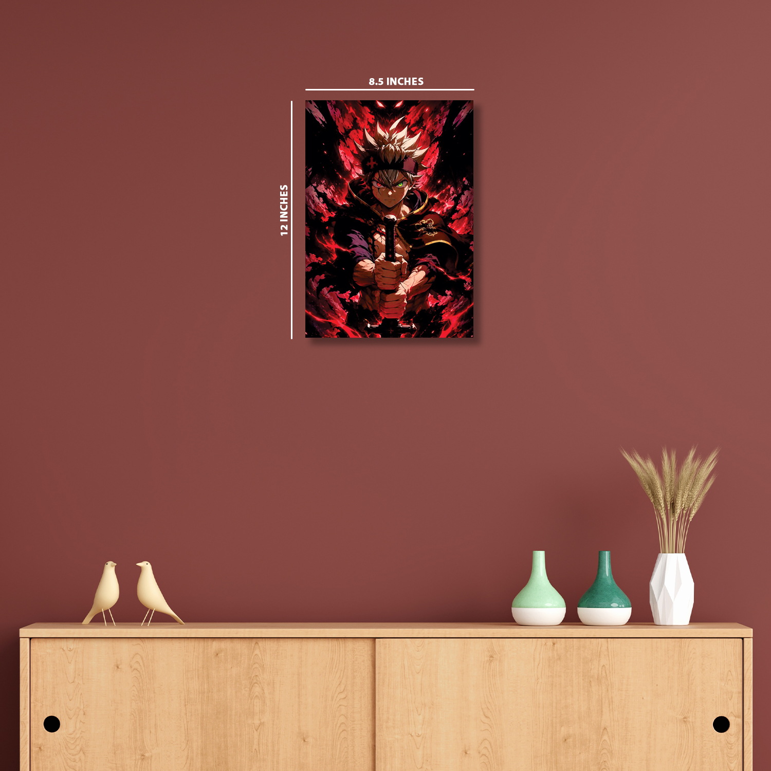  Asta from Black Clover || NIGHT GLOW POSTER