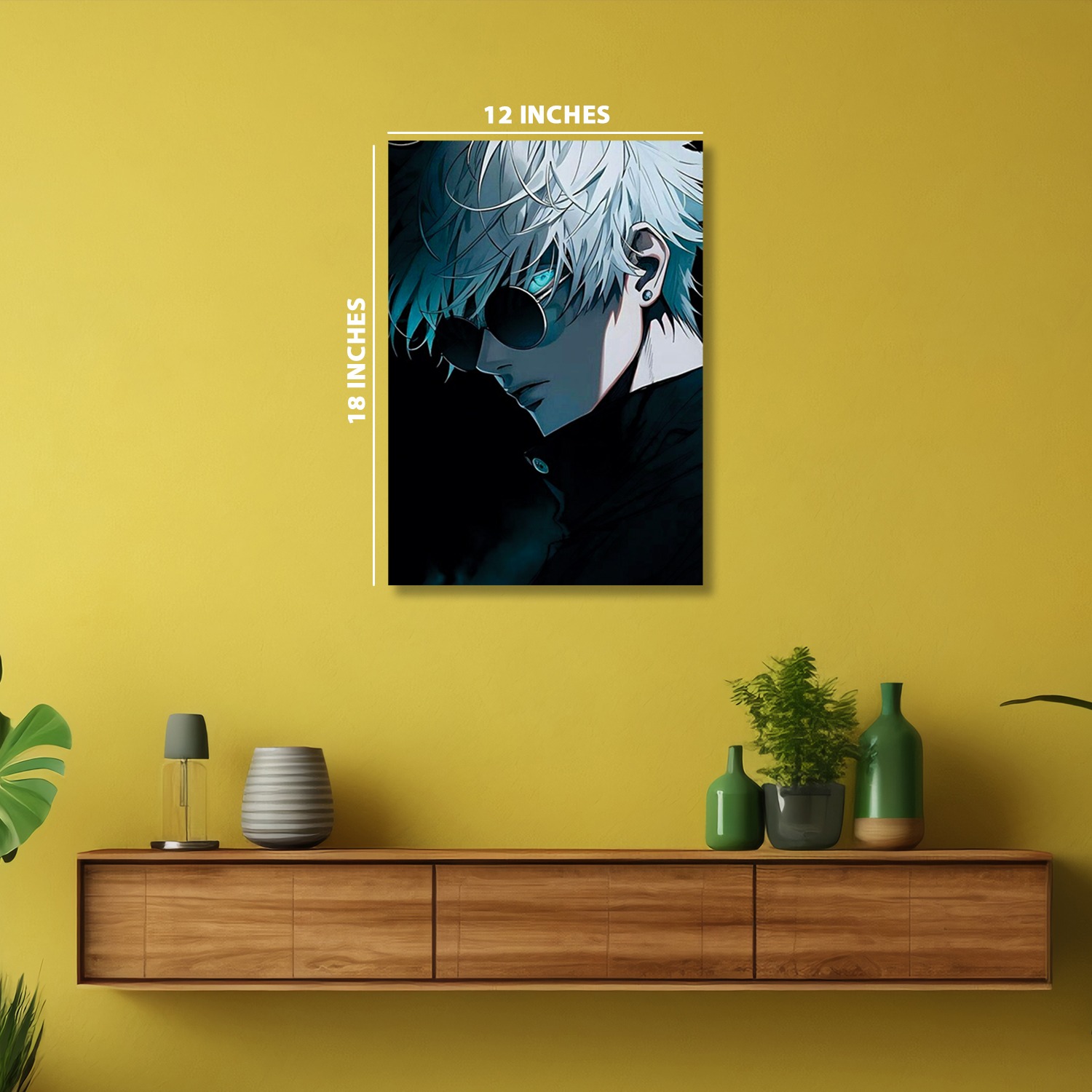 Satoru Gojo 3 from Jujutsu Kaisen || Silver Foil Poster