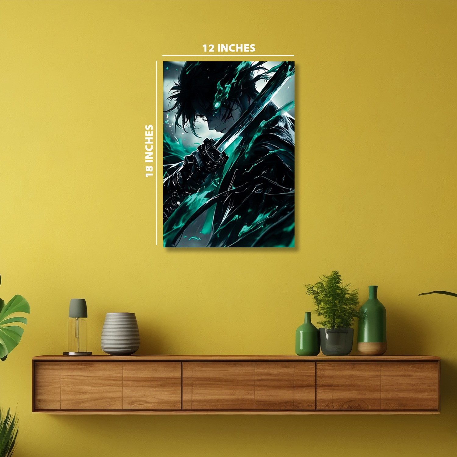 Satoru Gojo from Jujutsu Kaisen || Silver Foil Poster