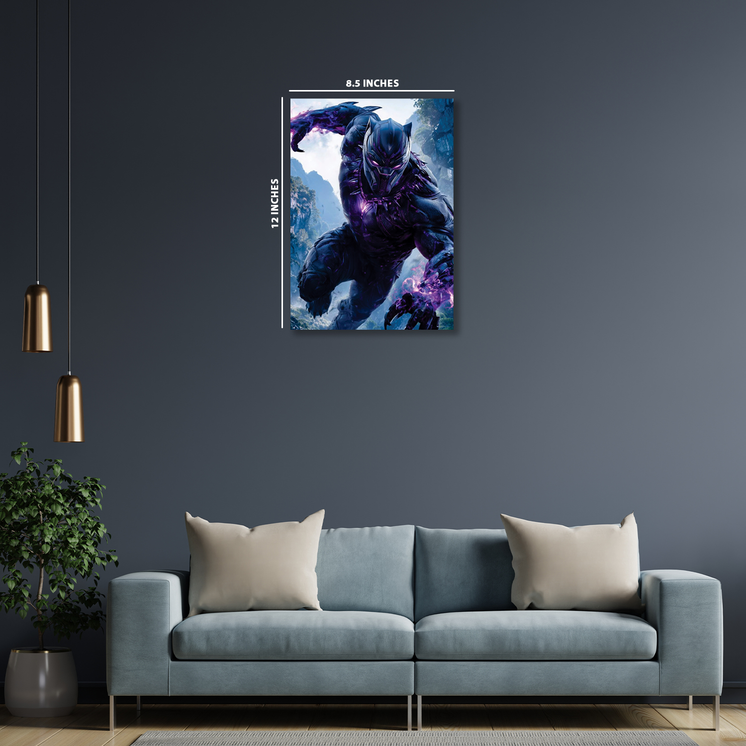 Black Panther || Glow Poster