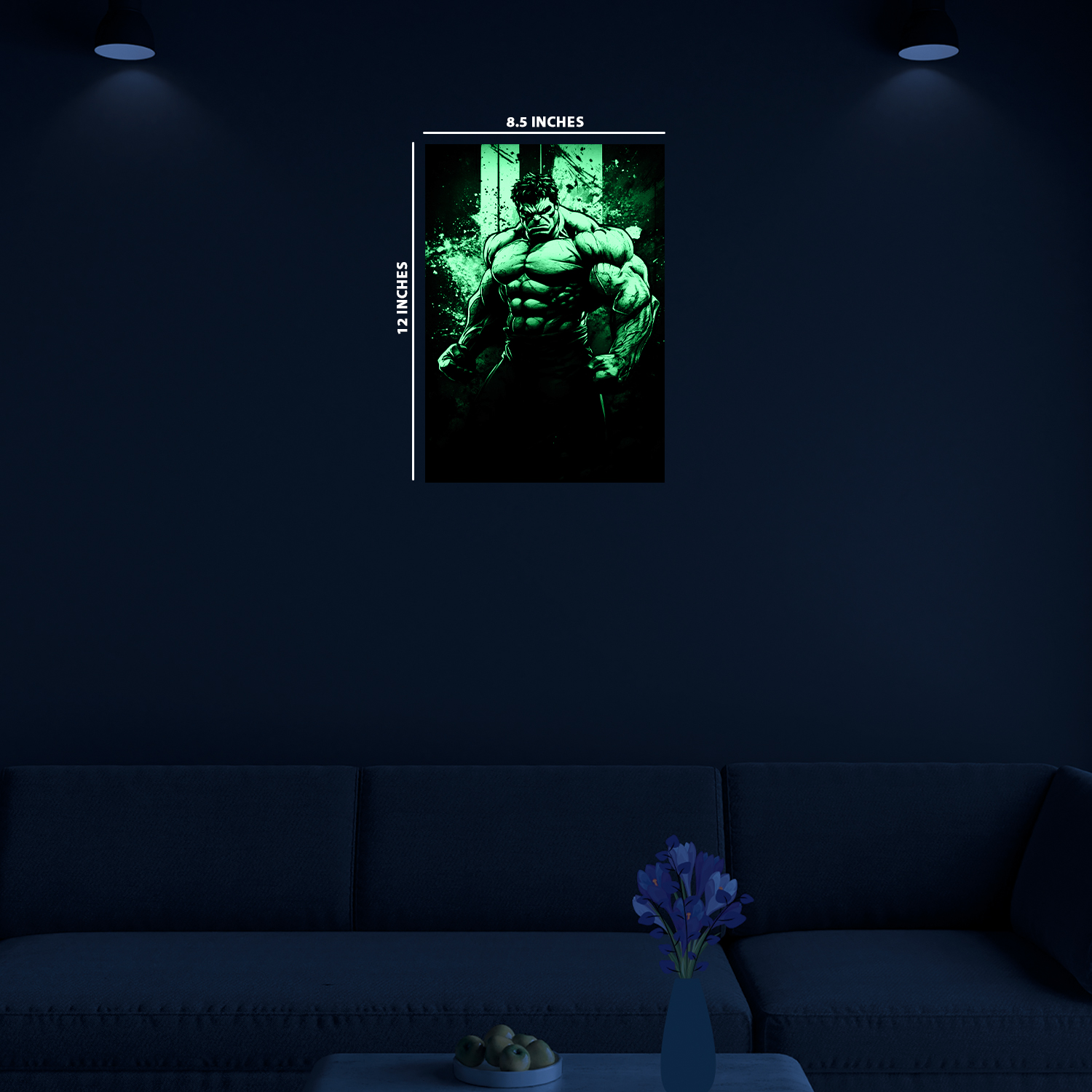 Hulk || Glow Poster