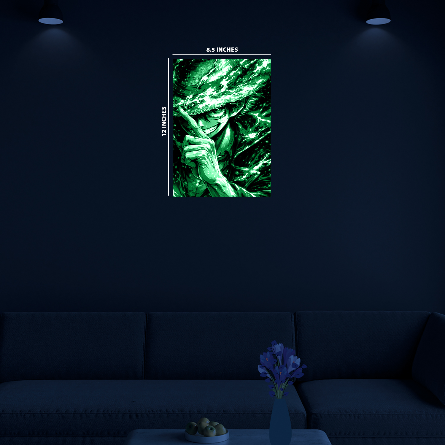 Monkey D. Luffy #2 || Glow Poster