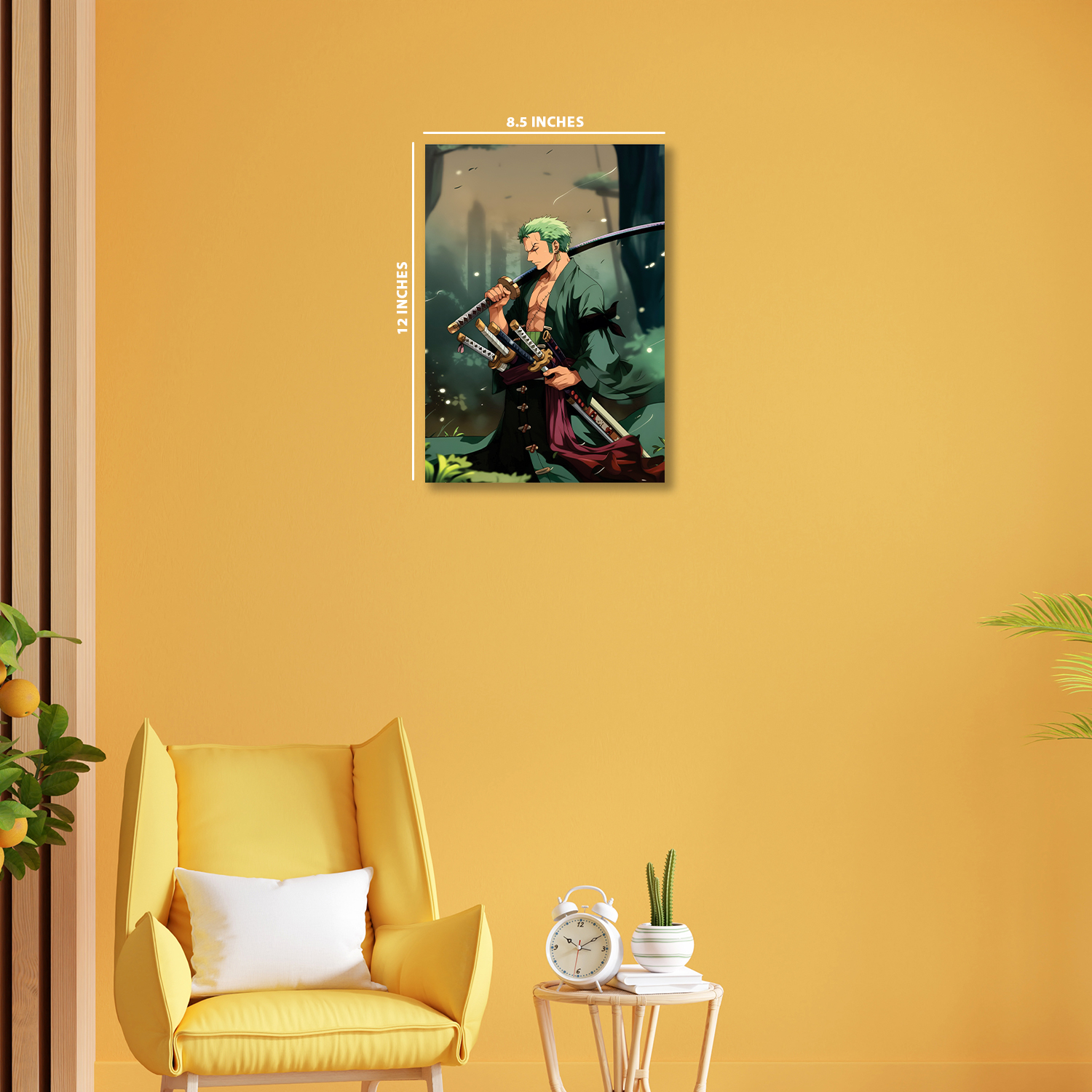 Roronoa Zoro from One Piece#2 || Glow Poster