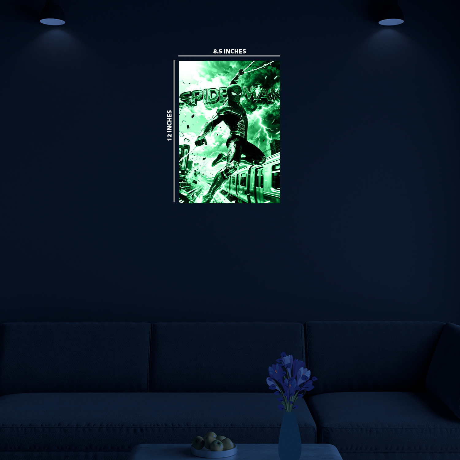 Spider-Man#2 || Glow Poster