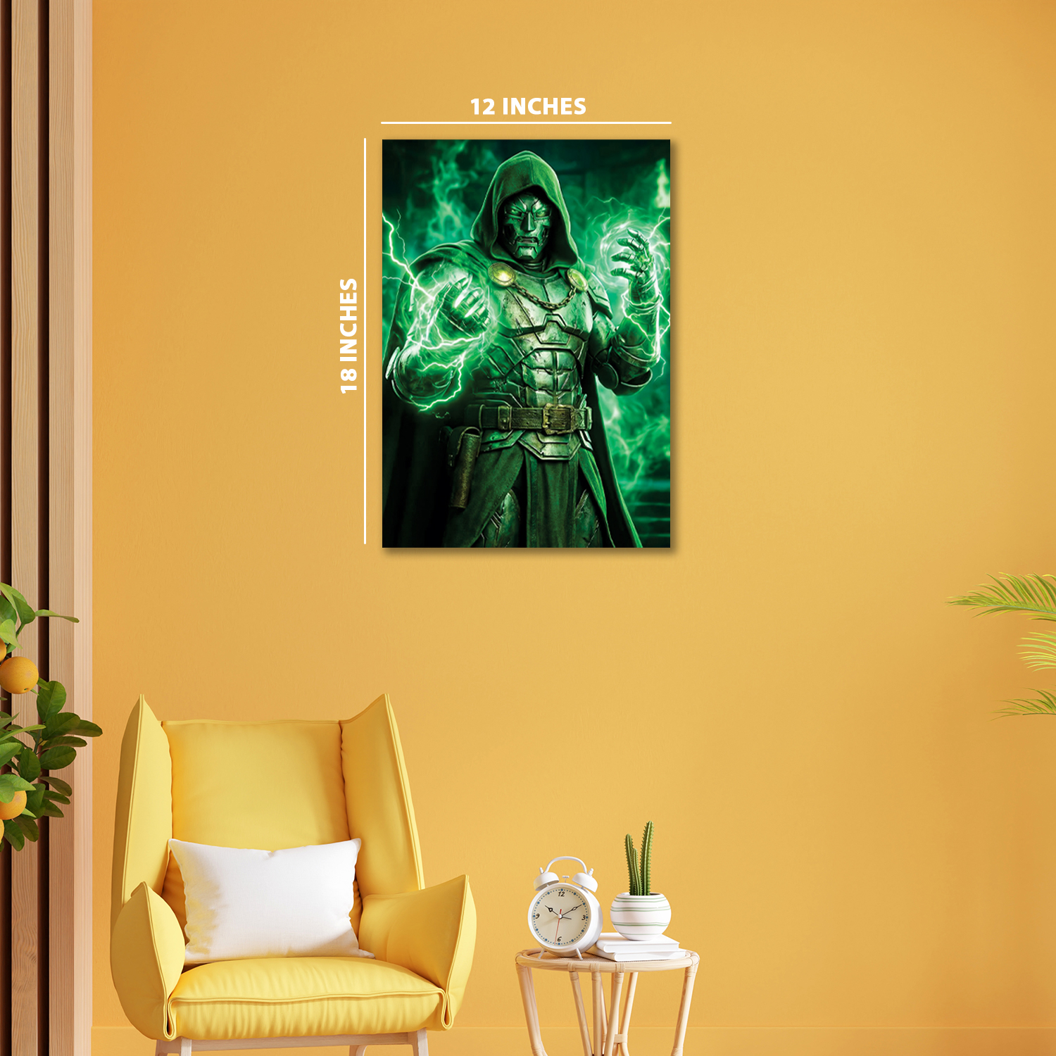 Doctor Doom || Silver Foil Poster
