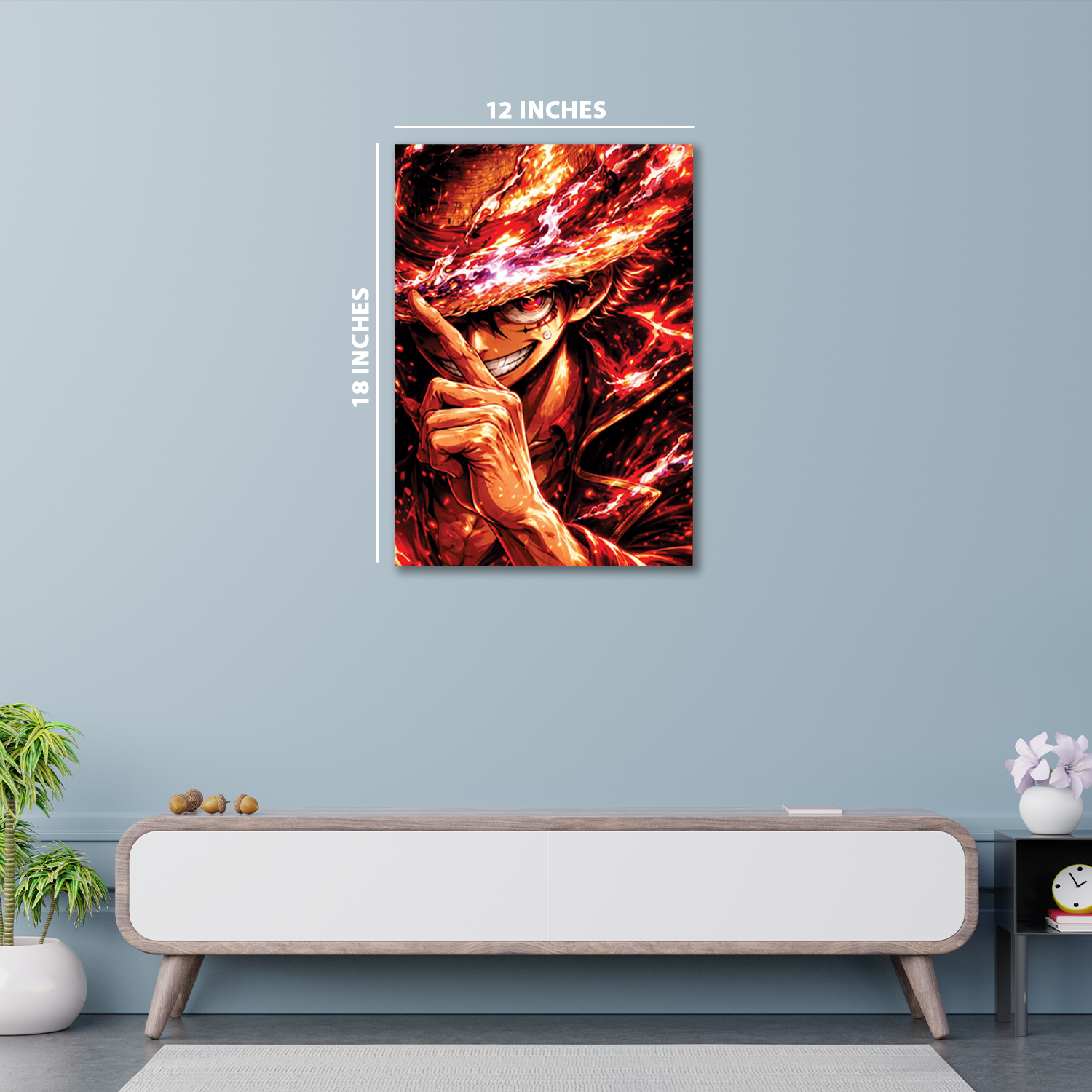 Monkey D. Luffy #2 || Silver Foil Poster
